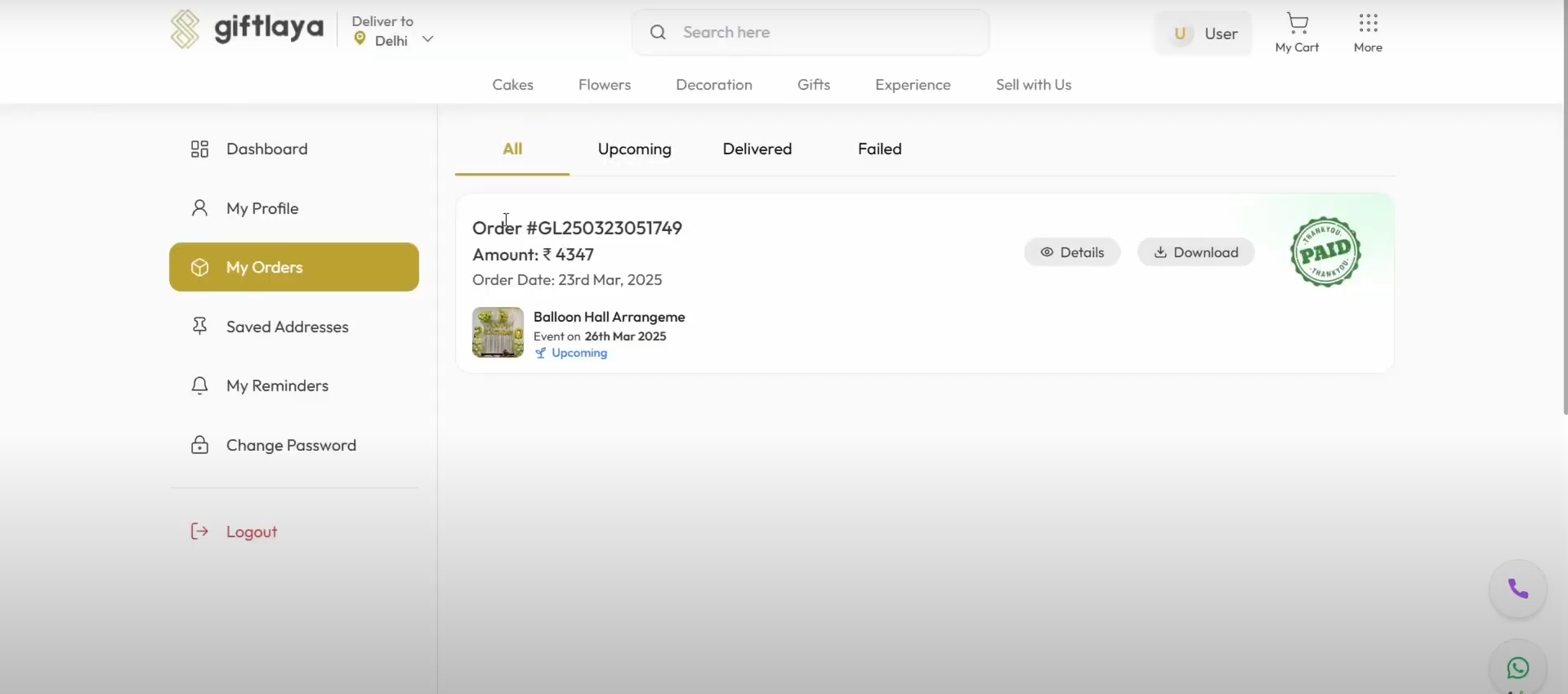 Order Success
